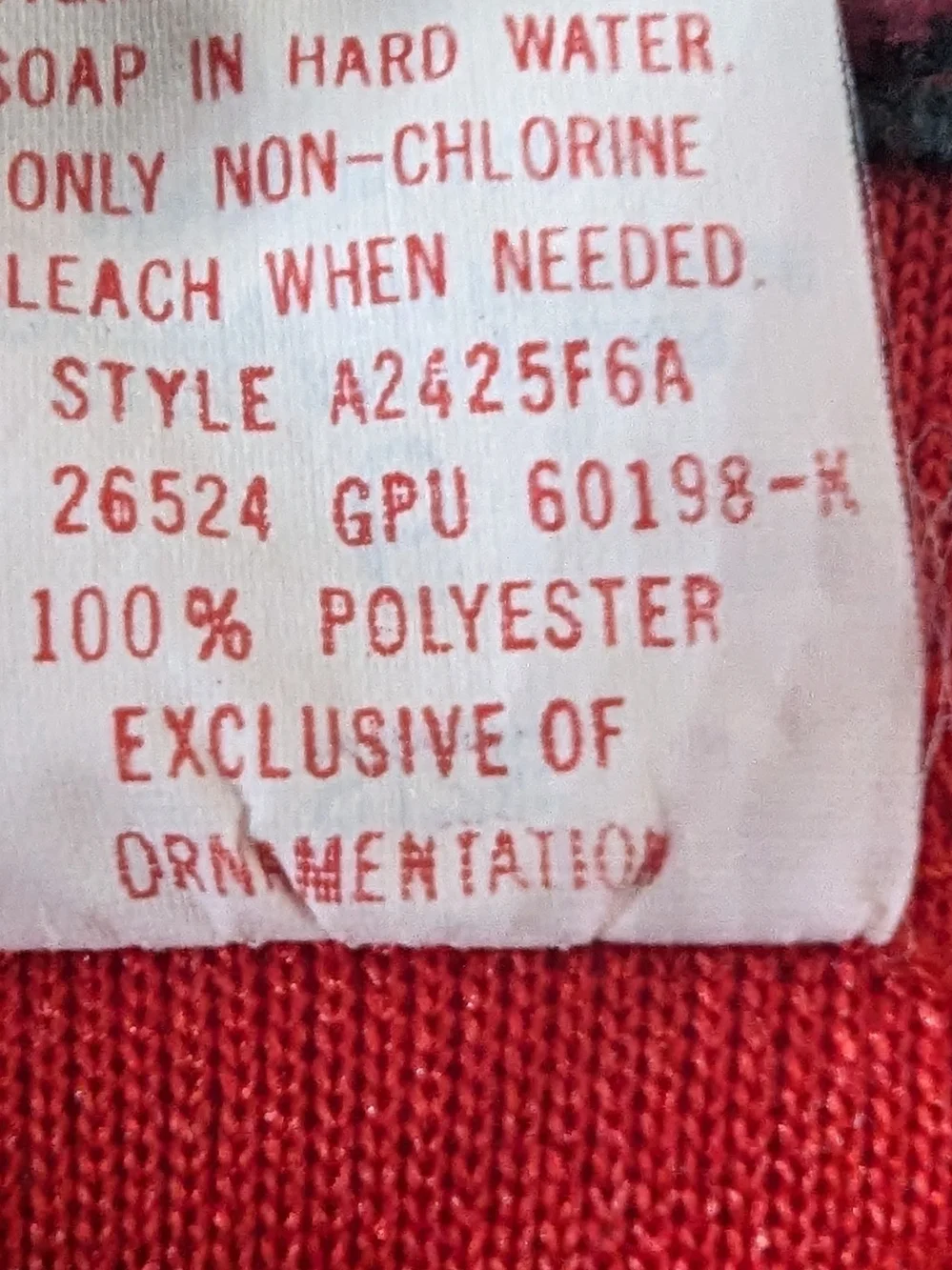 Vintage Kid Duds Girls Red Fleece Plaid Collar Full Length Nightgown Sz 6